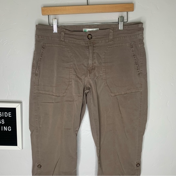 Aventura Cotton Brown Capris Size 8 *NWOTS* - Picture 2 of 10